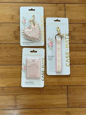 Target x LoveShackFancy Set - Keychain, Cardholder & Strap in Blooming Heirloom